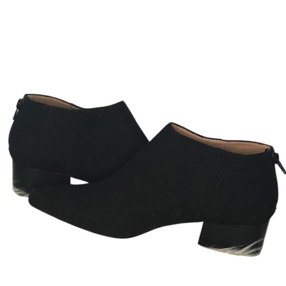 Bettye Muller Quill Pointed Toe Wool Booties Deep Purple Size 8.5 - Picture 9 of 16